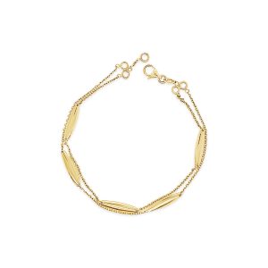 Pulsera oro amarillo.