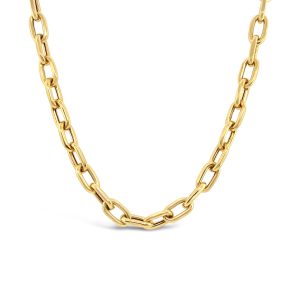 Collar cadeneta oro amarillo.